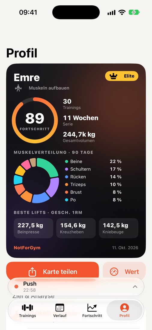 Athletenkarte