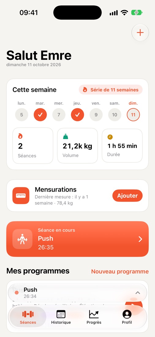 Votre semaine en un coup d'œil
